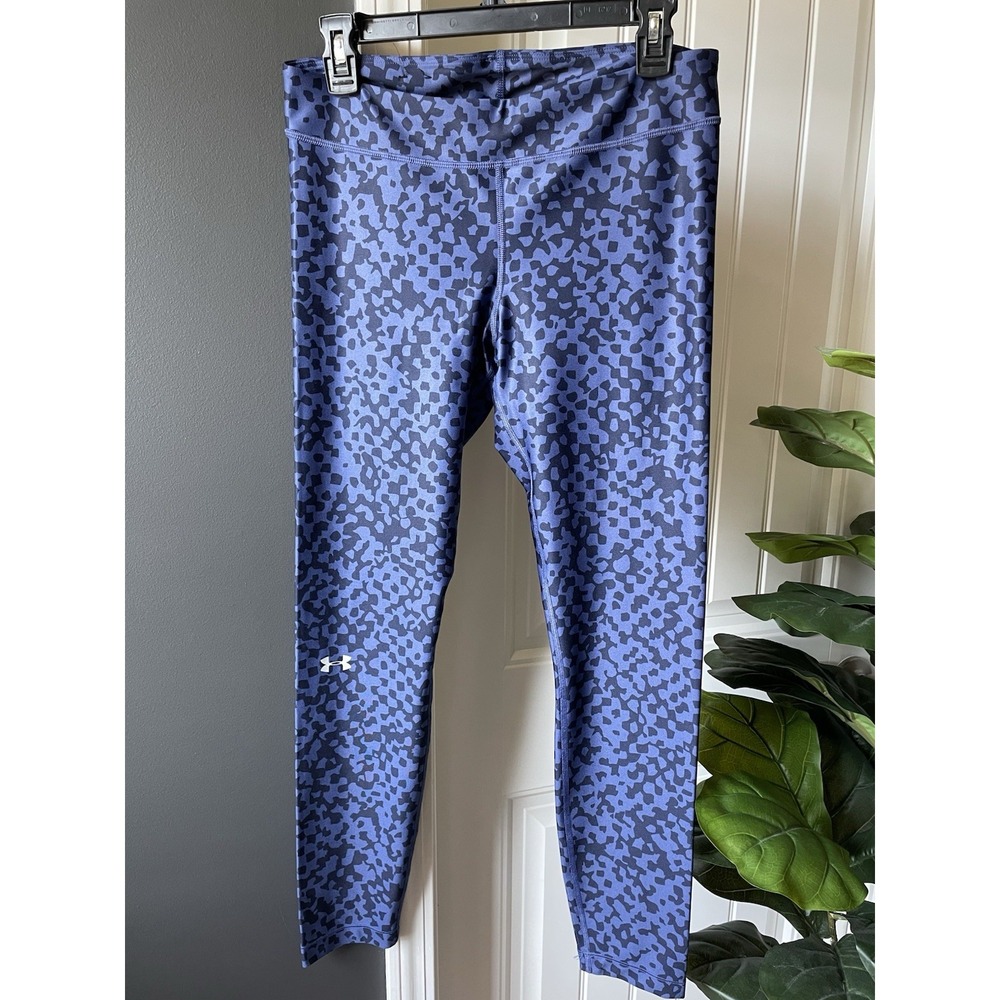 Under Armour Women's HeatGear Printed Cropped/Capri Leggings Size M 8/10